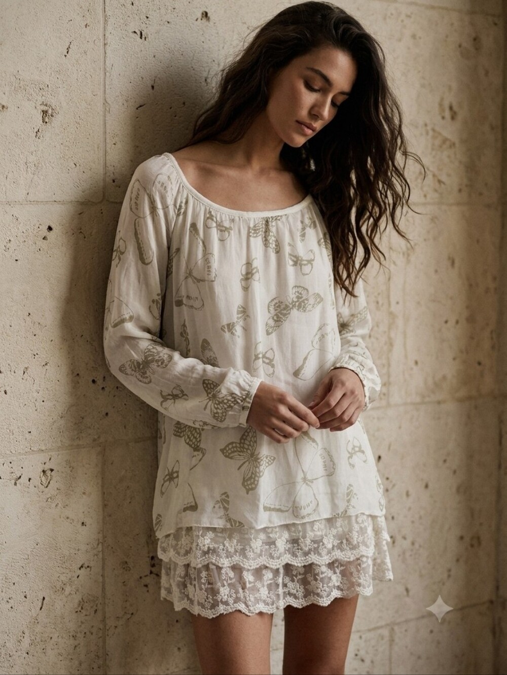 Elena Baldi Silk Lined Blouse
